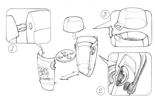 Hand drawn products，sketch，design sketch，