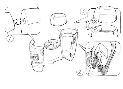 Hand drawn products，sketch，design sketch，