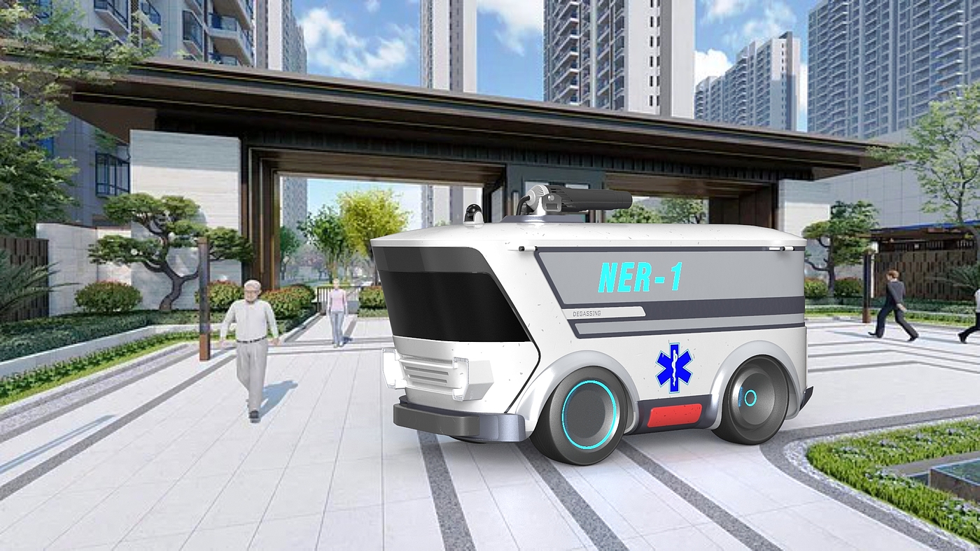 Medical transportation，Future concept, community, micro，