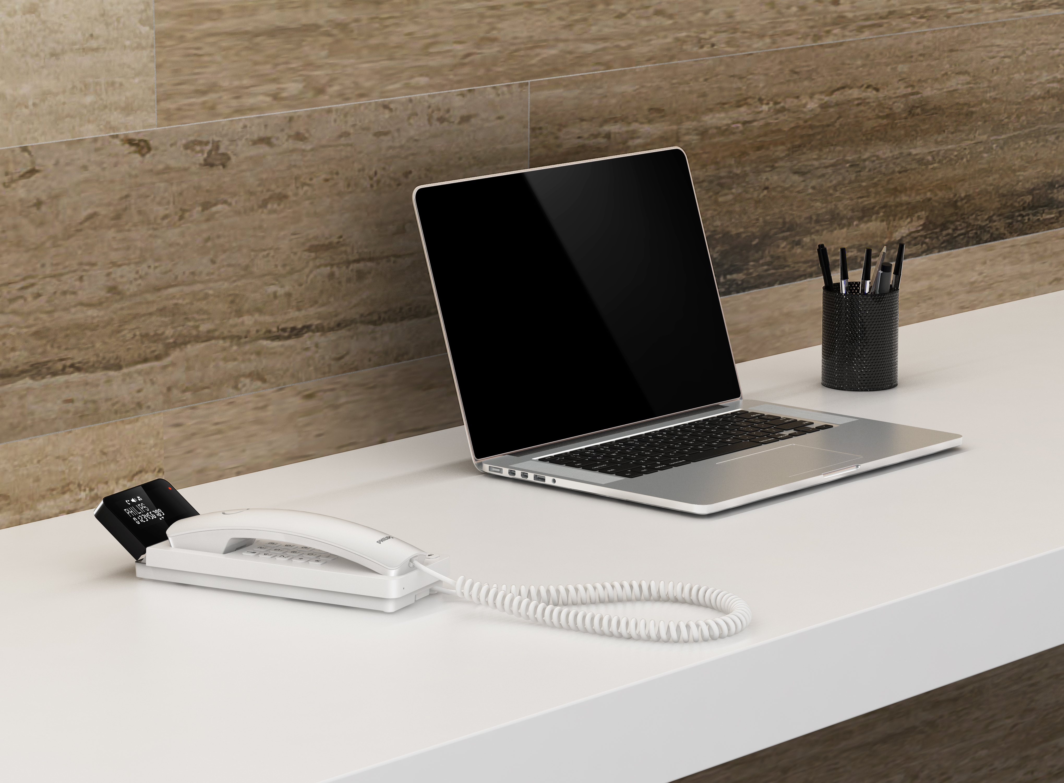 Philips，Limited，Telephone，black and white，