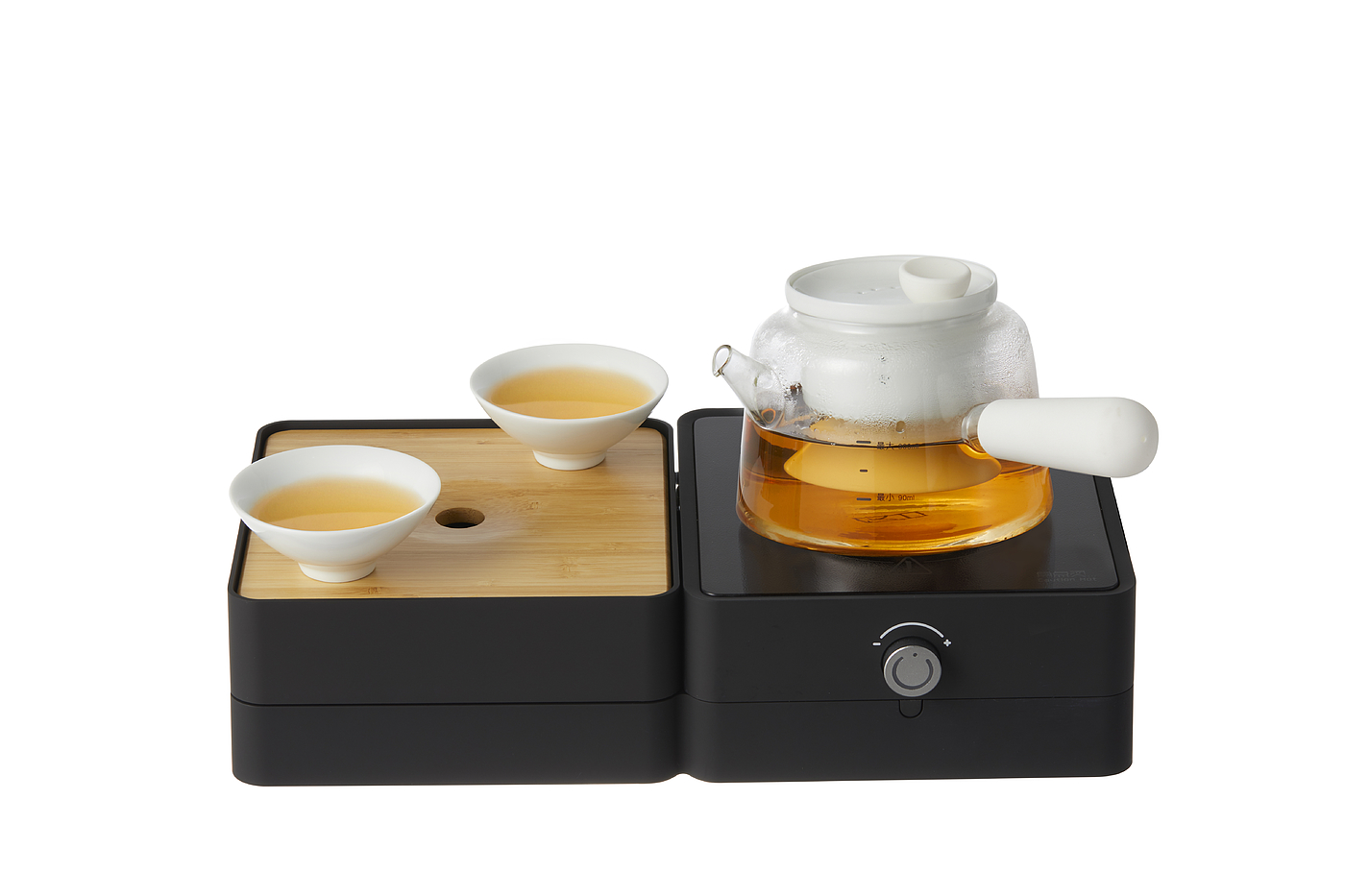 Into a tea appliance，Steaming teapot，One pot and two cups of tea set，Into a tea life，