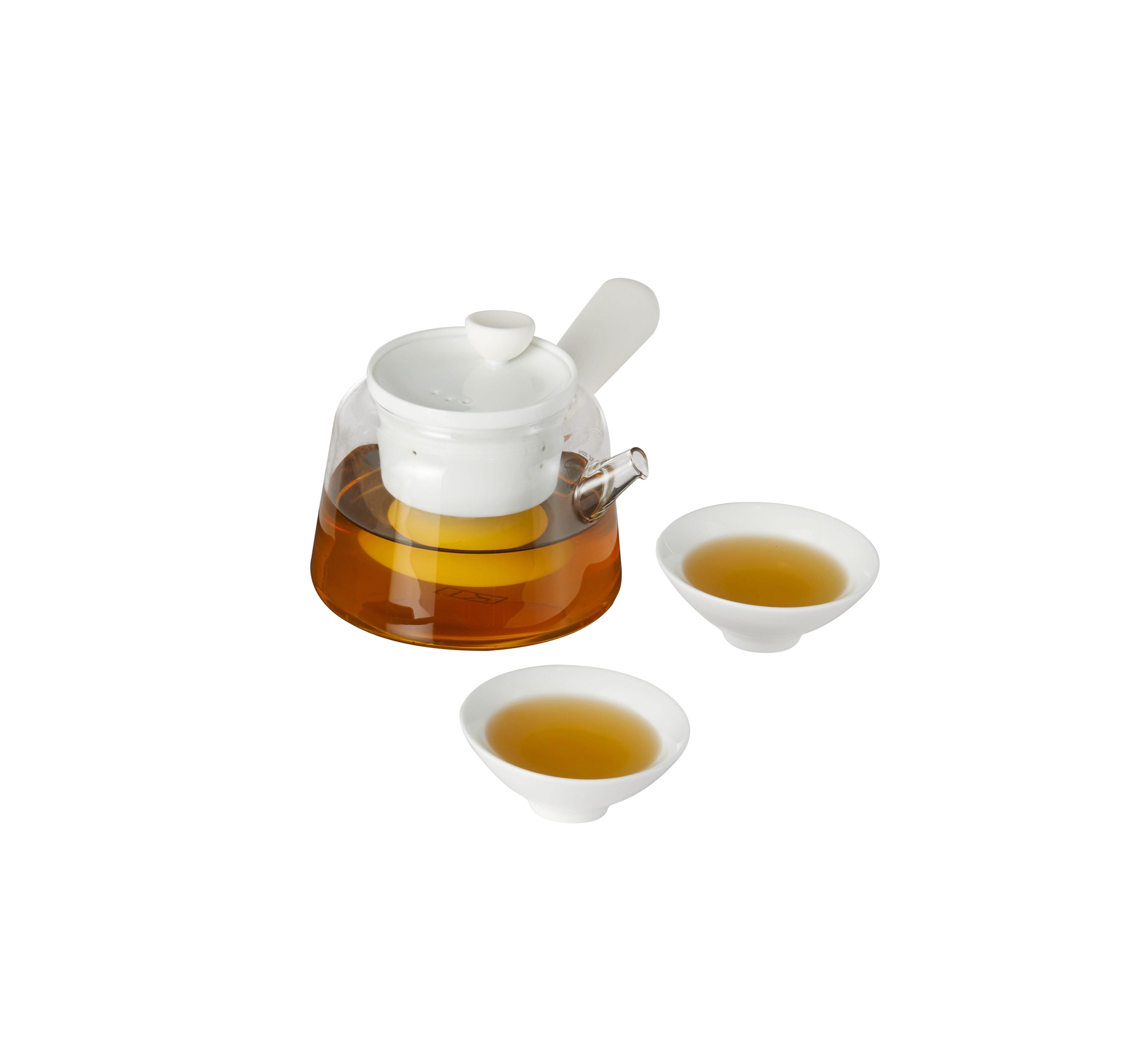 Into a tea appliance，Steaming teapot，One pot and two cups of tea set，Into a tea life，