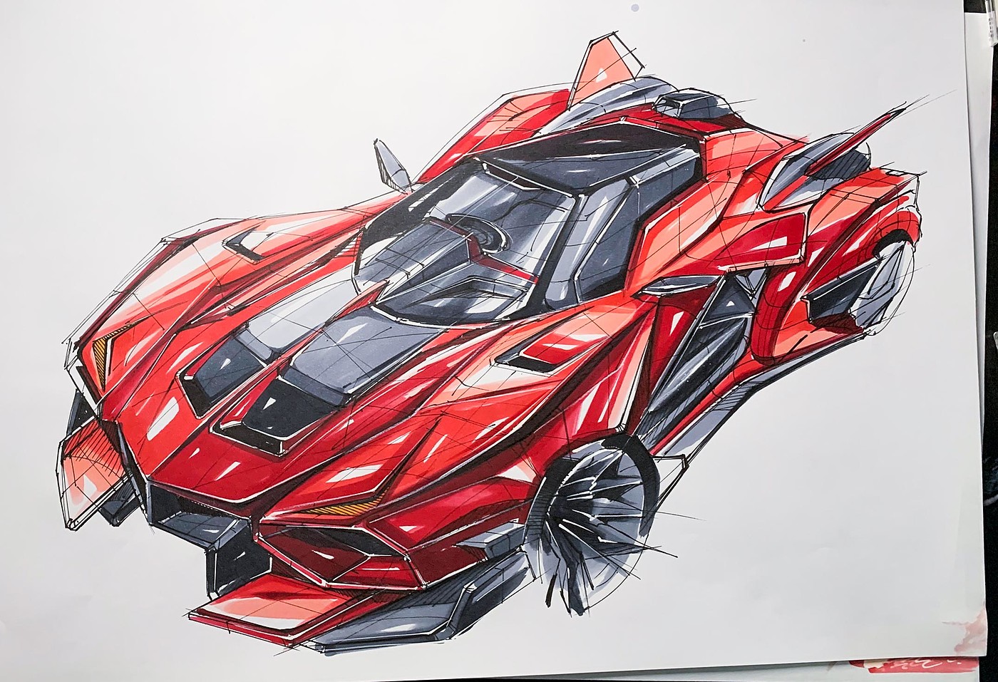 Hand drawn product design，Hand drawn，vehicle，Hand drawn industrial design，Automobile design，Hand drawn automobile design，product design，automobile，