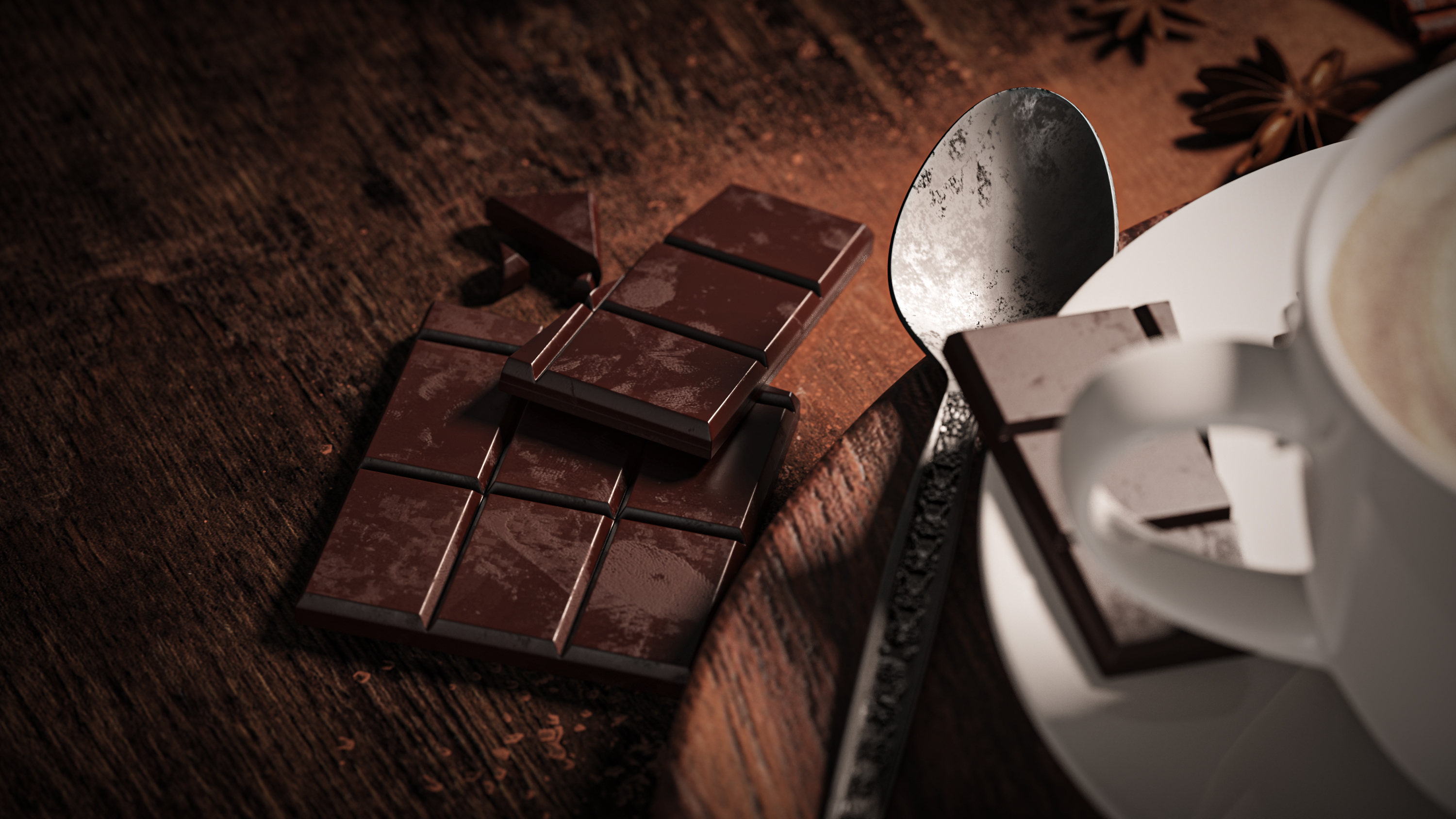 keyshot，Realistic rendering，indoor，food，Coffee，Home Furnishing，