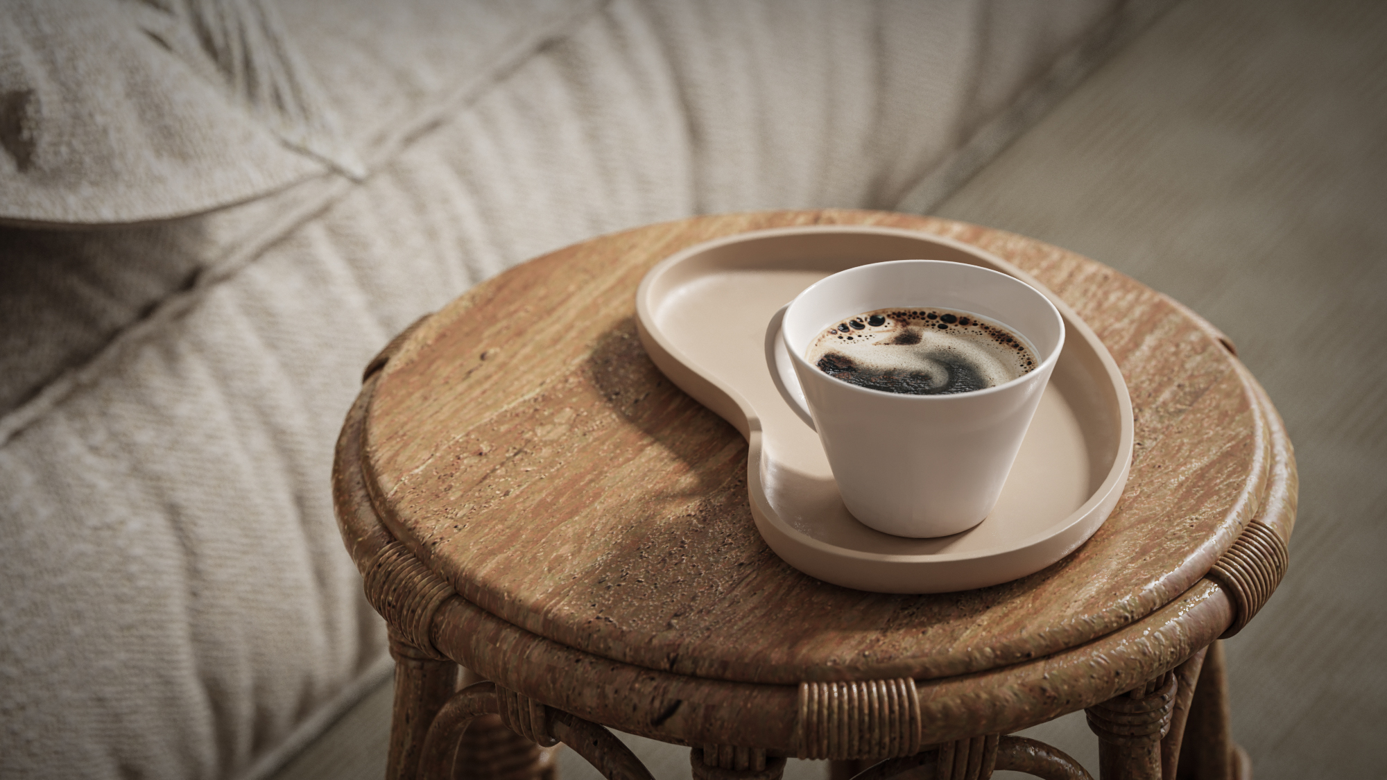 keyshot，Realistic rendering，indoor，food，Coffee，Home Furnishing，