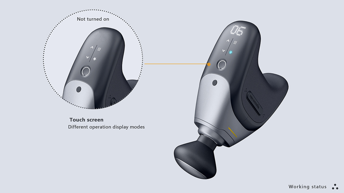 Husky design，Fascia gun，