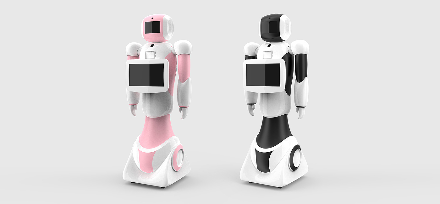 medical care，intelligence，robot，Design，Round tower，