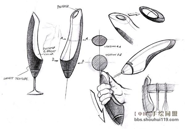 Hand drawn products，sketch，design sketch，