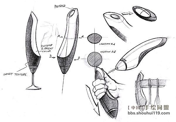 Hand drawn products，sketch，design sketch，