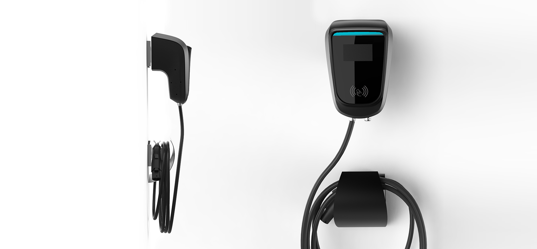 Charging pile，Wall mounted，Design，Round tower，science and technology，