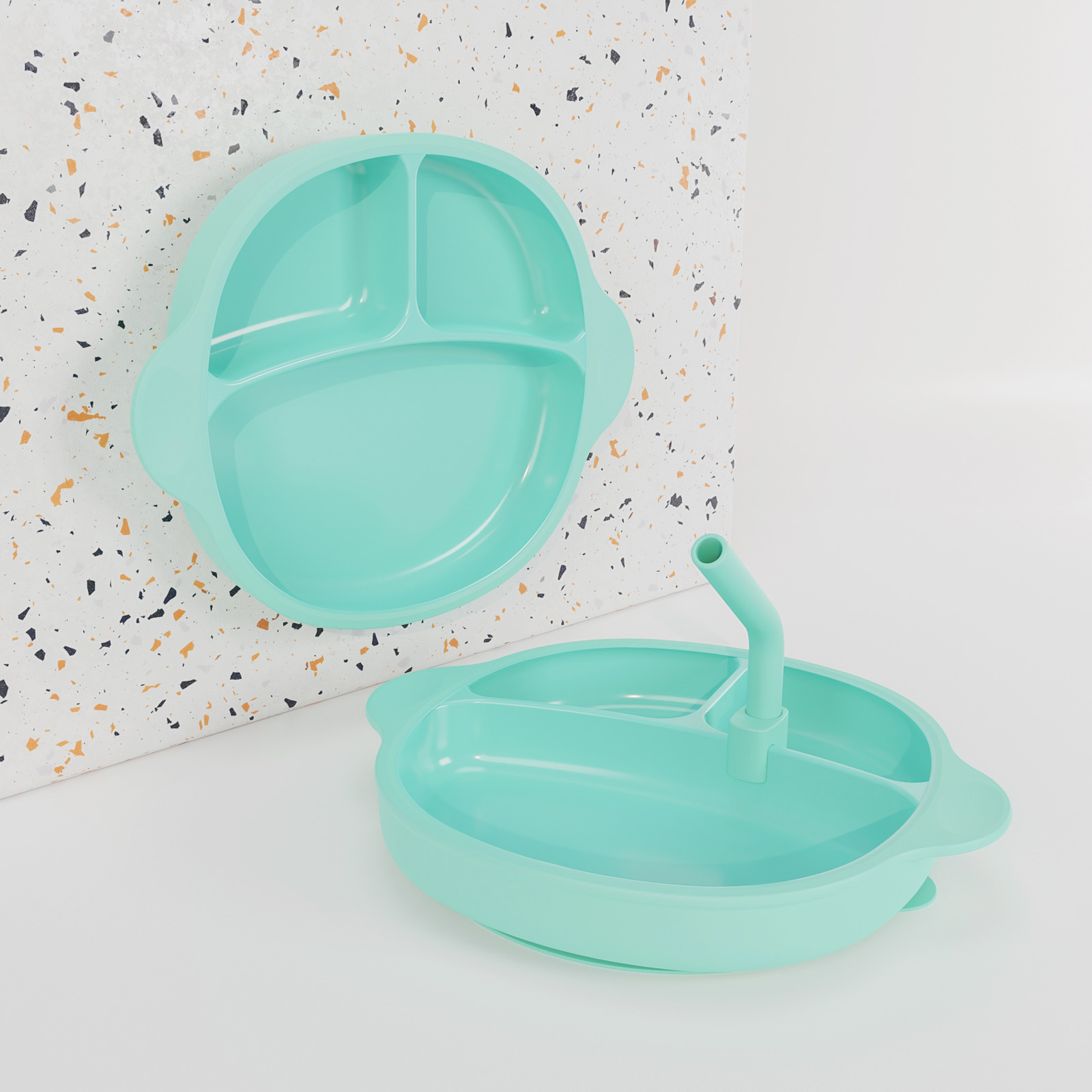 Dinner plate，Children's plate，silica gel，Silica gel plate，