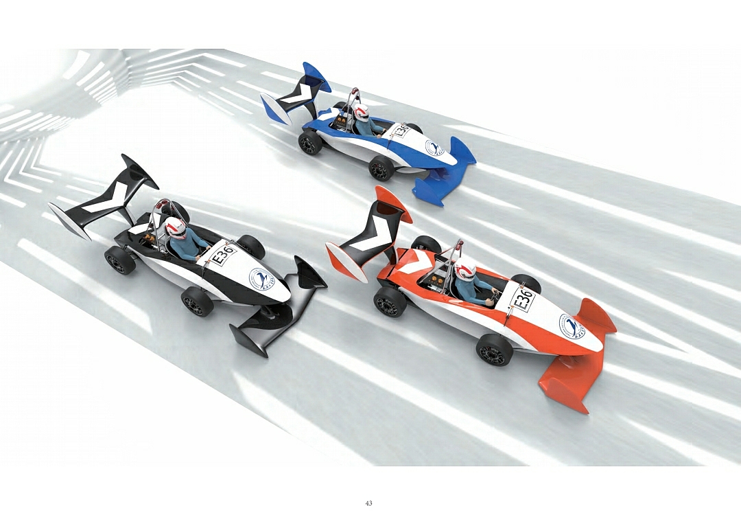 Formula racing styling，