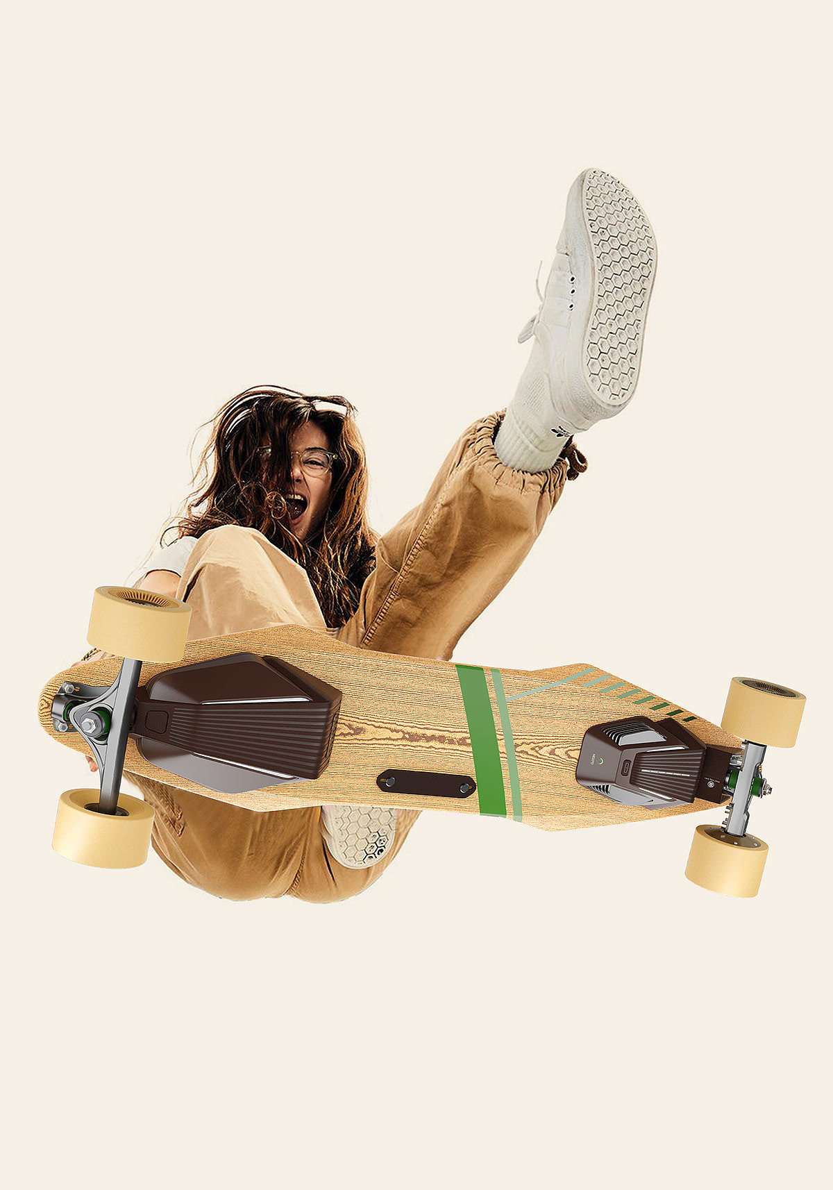 Husky design，Electric skateboard，
