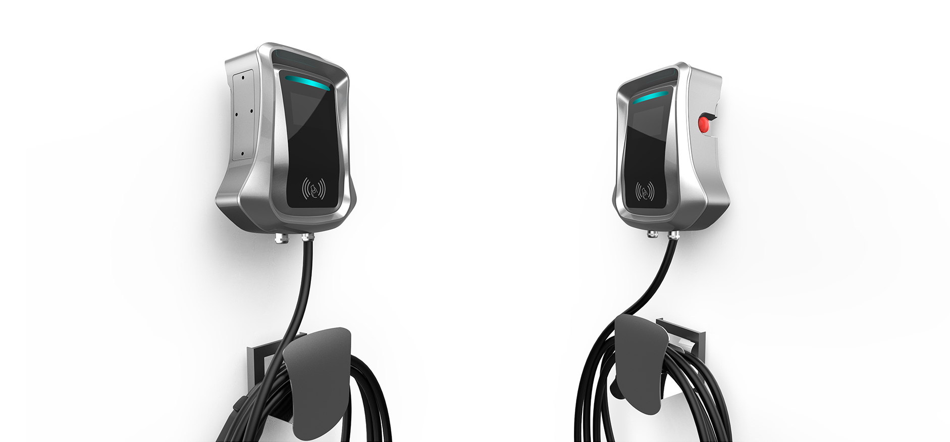 Charging pile，intelligence，concept，Design，Round tower，