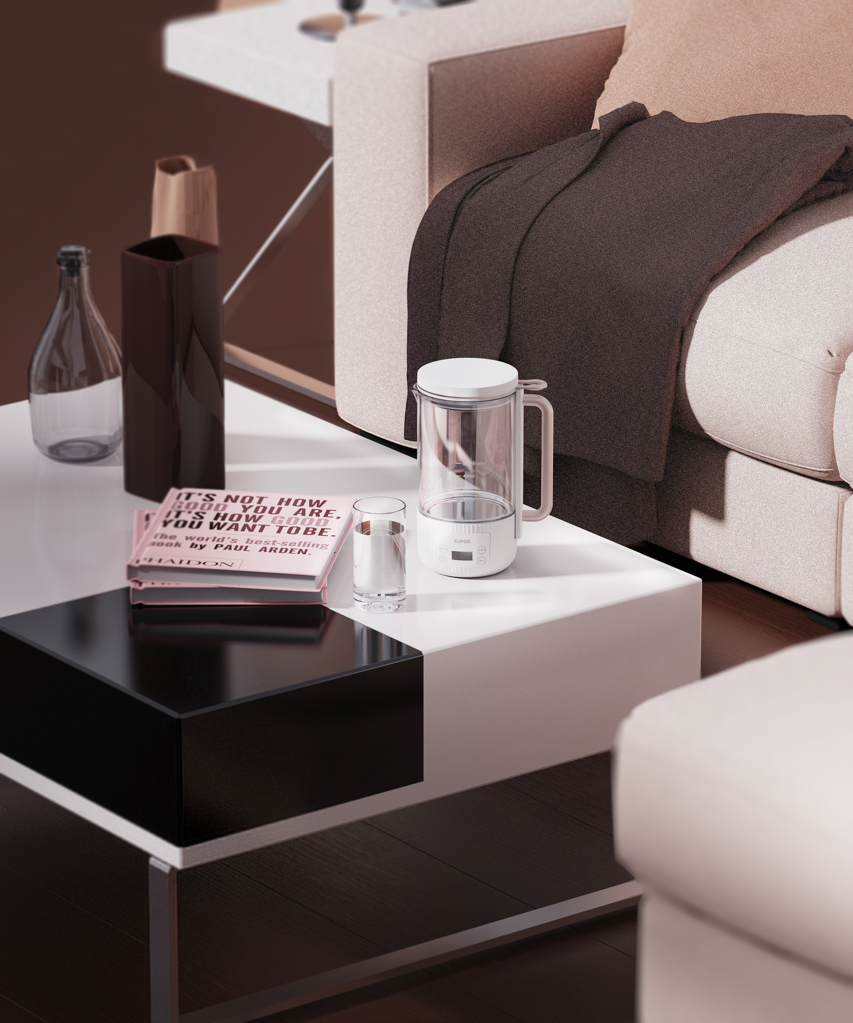 Health cup，SUPOR，office，white collar，life，product design，industrial design，Light luxury，