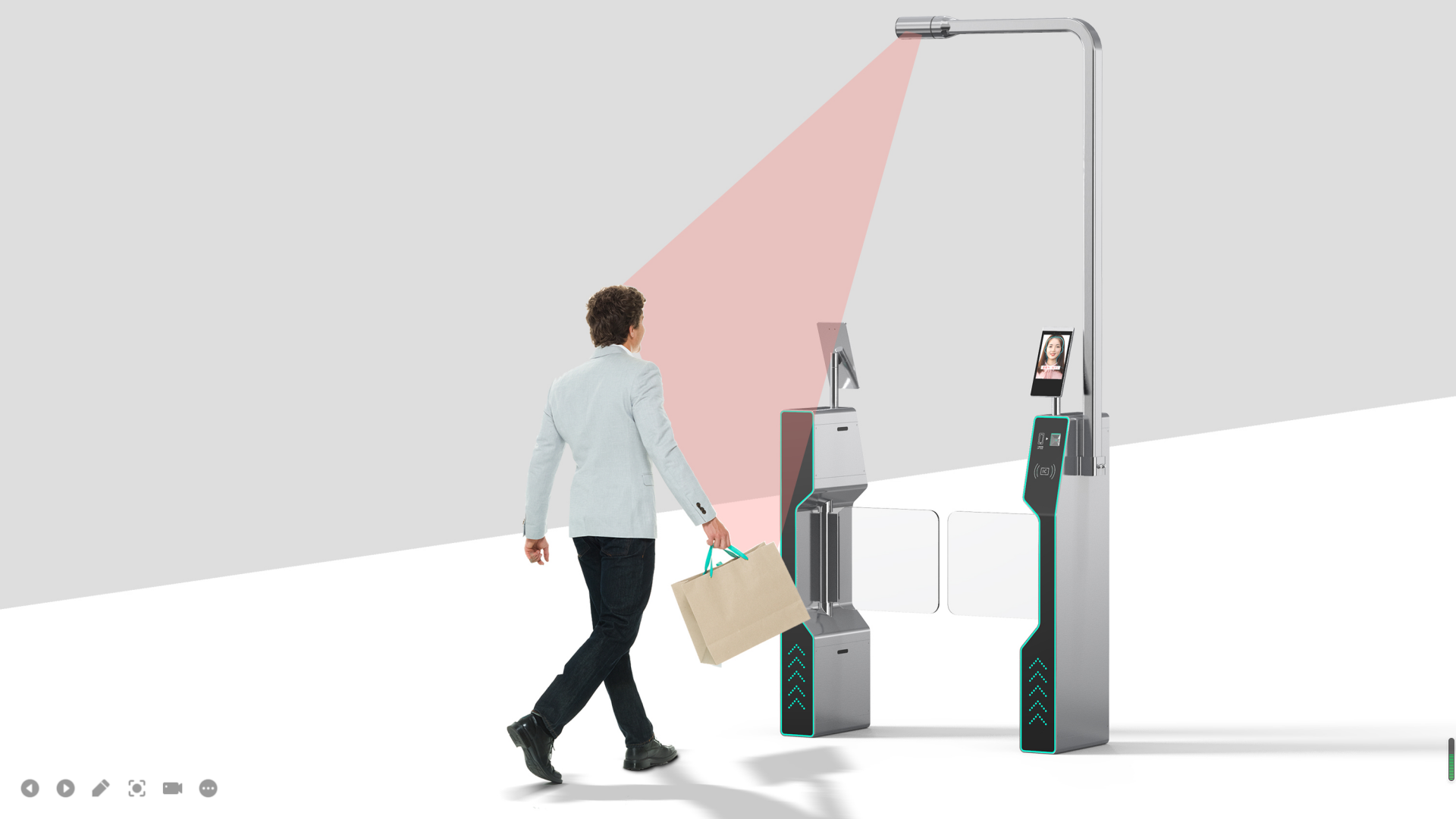 Design of subway side door，