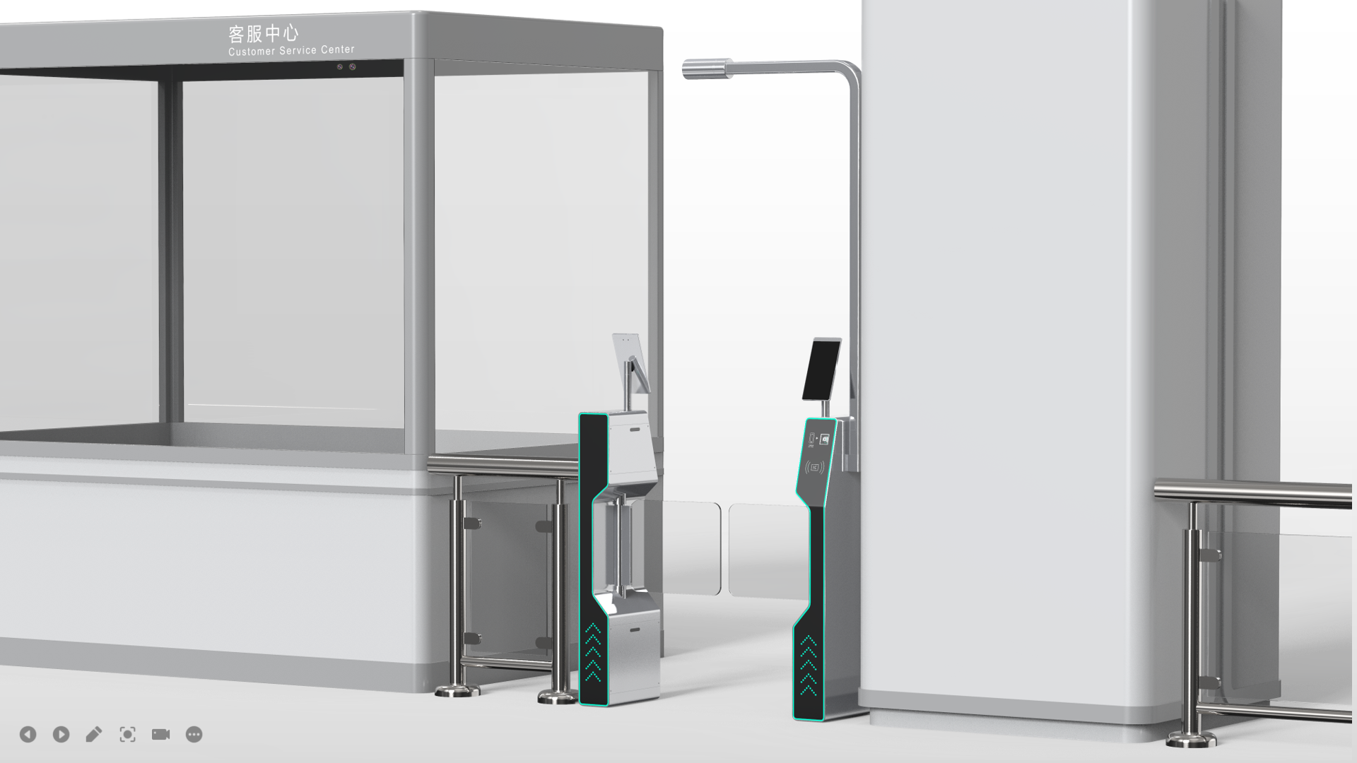 Design of subway side door，