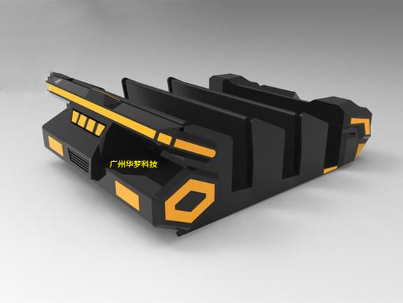 Circular curtain track dynamic immersion space，