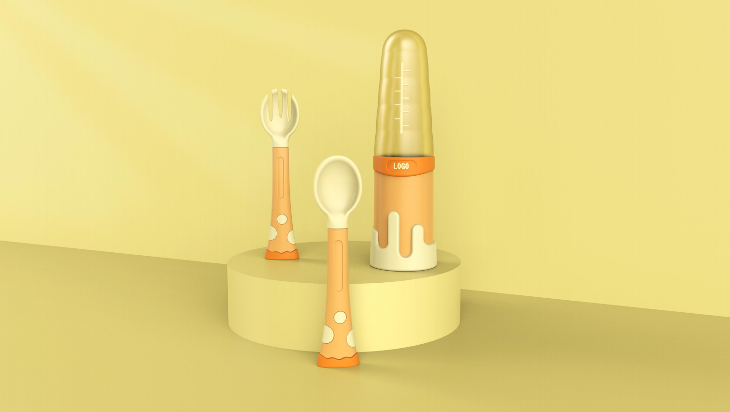 Series design of children's tableware，