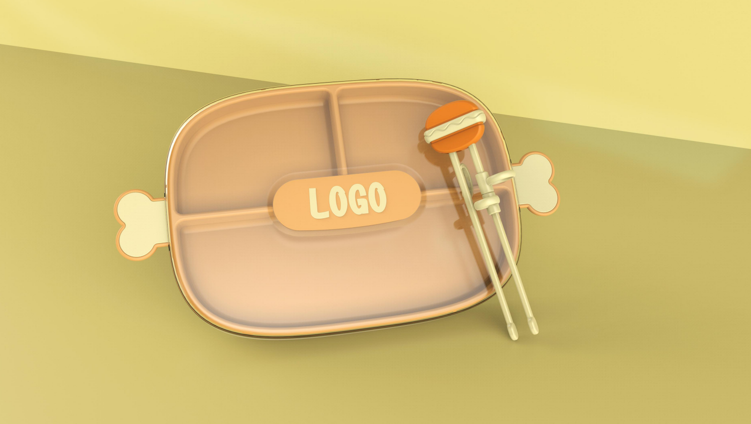 Series design of children's tableware，