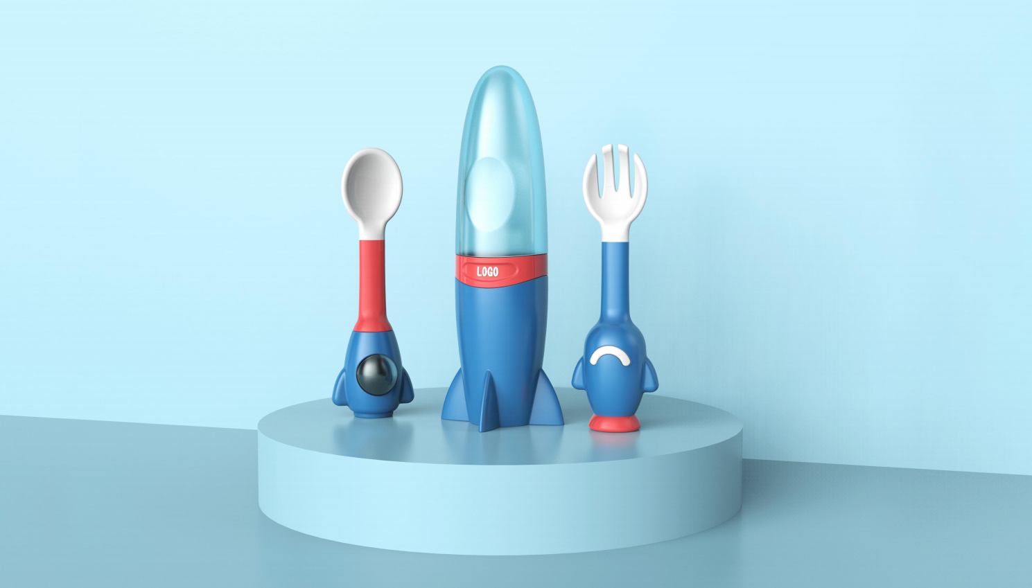 Series design of children's tableware，