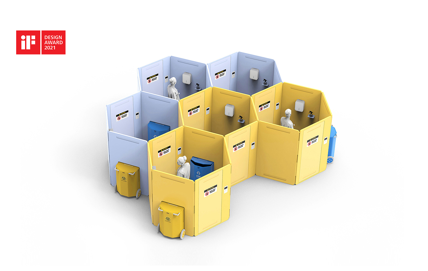 product design，medical care，epidemic prevention，Personal protection，system，If design award，