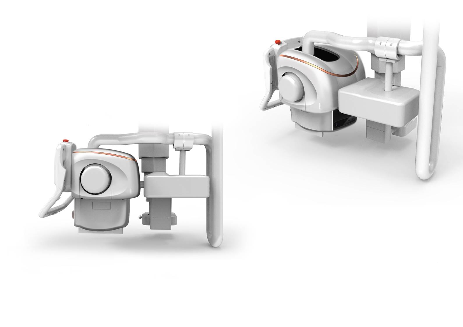 X-ray machine，Column，medical care，Design，Round tower，