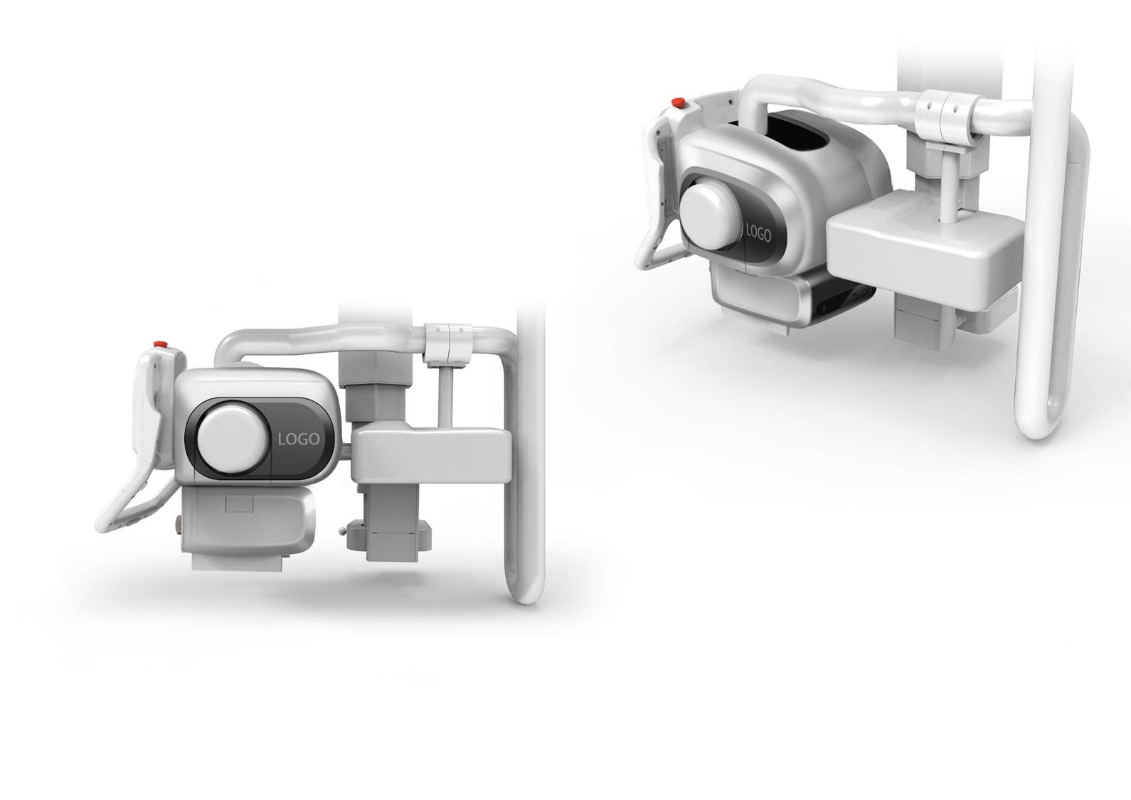 X-ray machine，Column，medical care，Design，Round tower，