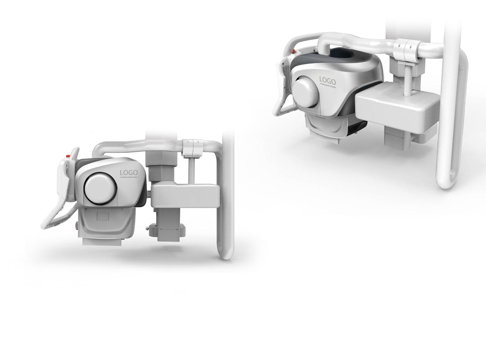 X-ray machine，Column，medical care，Design，Round tower，