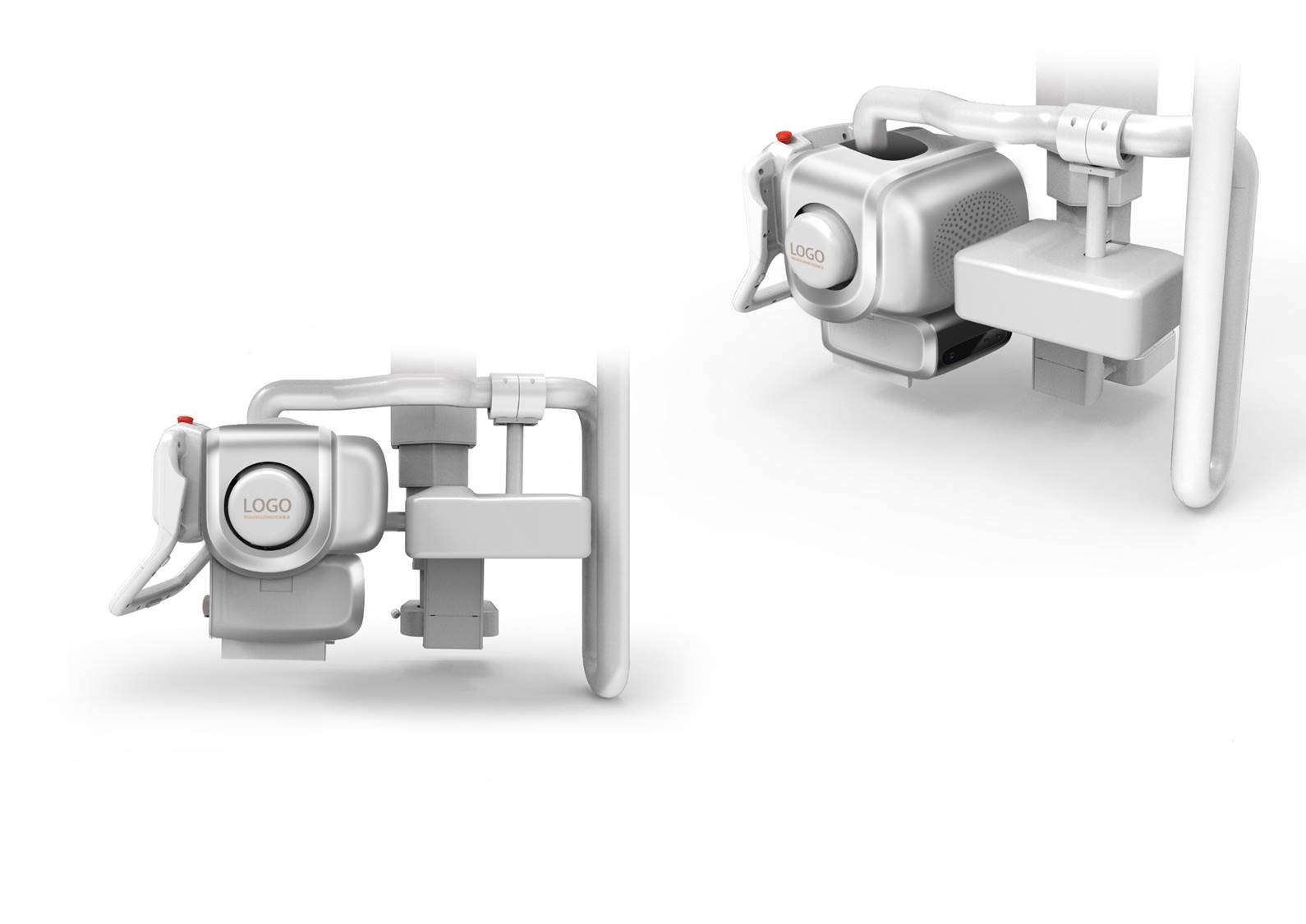 X-ray machine，Column，medical care，Design，Round tower，
