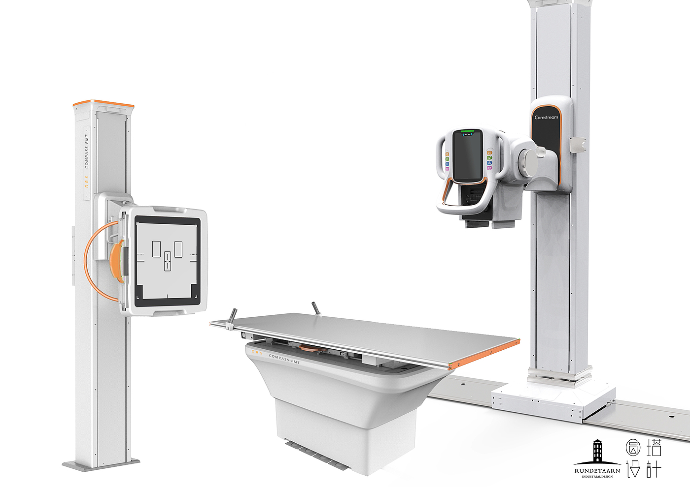 X-ray machine，medical care，Design，Round tower，