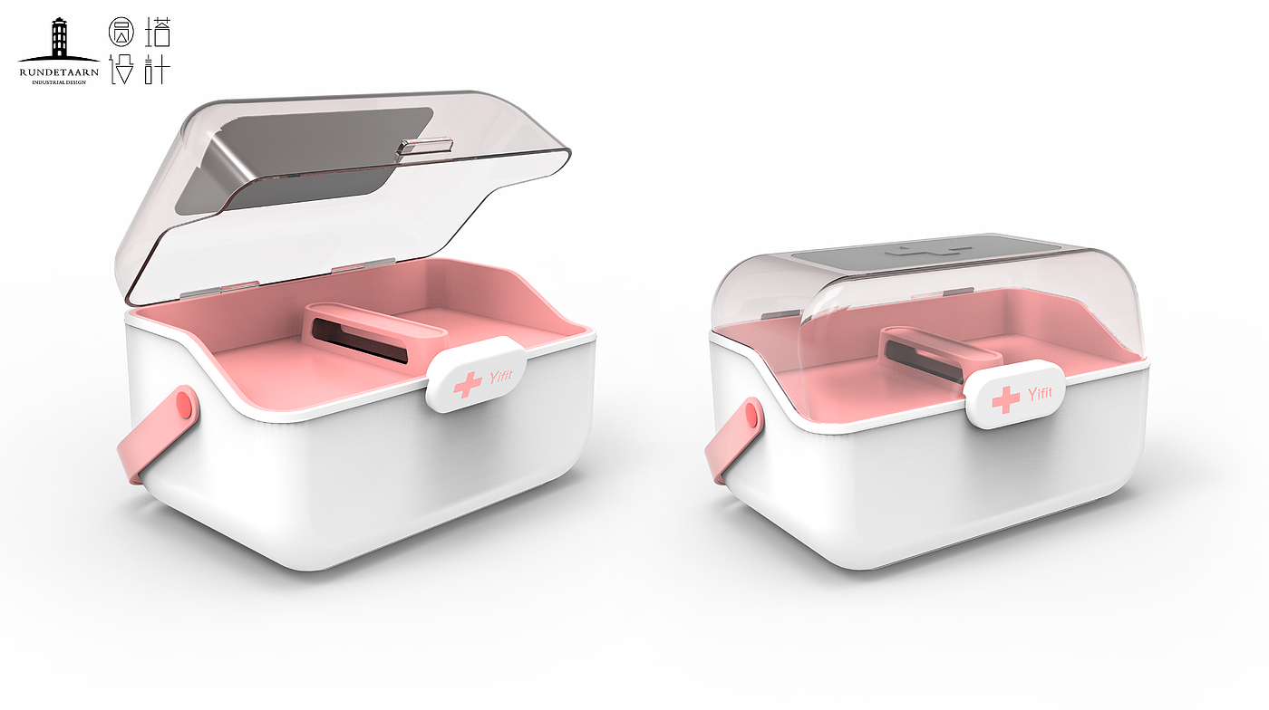 medical care，Medicine box，Design，Round tower，intelligence，