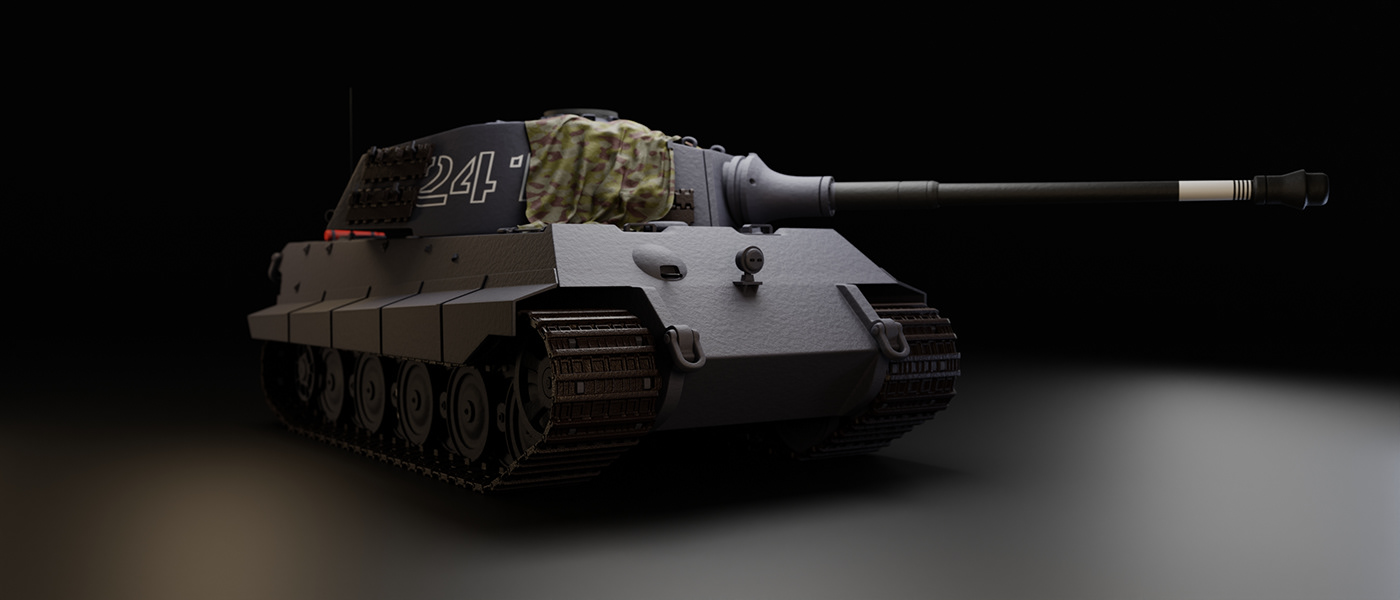 The King，Tank，Digital modeling，
