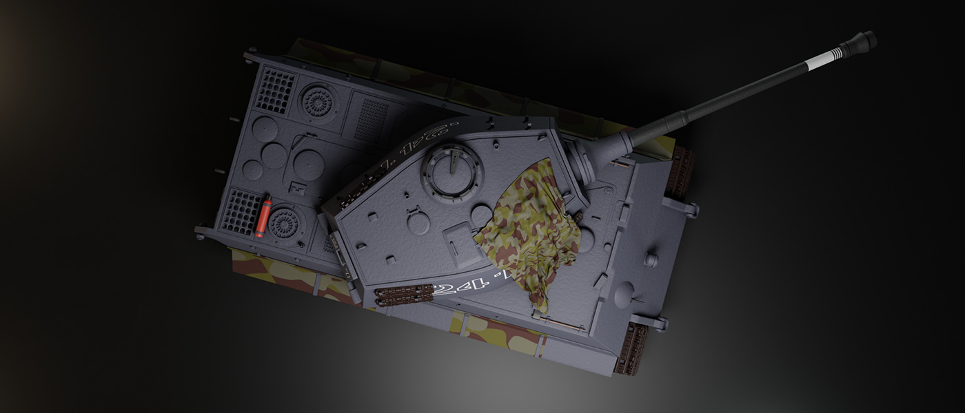 The King，Tank，Digital modeling，