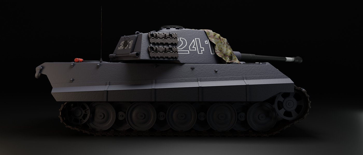 The King，Tank，Digital modeling，