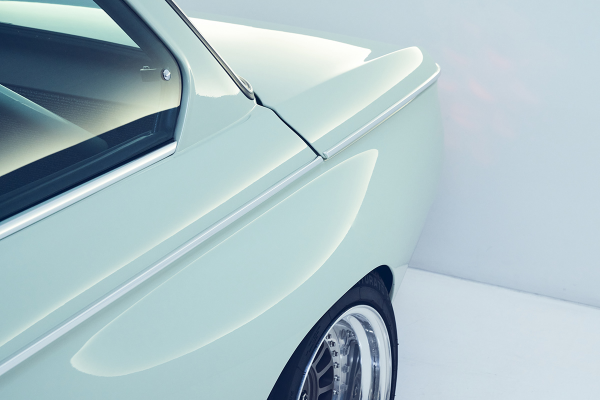 BMW 2002，Automobile design，green，