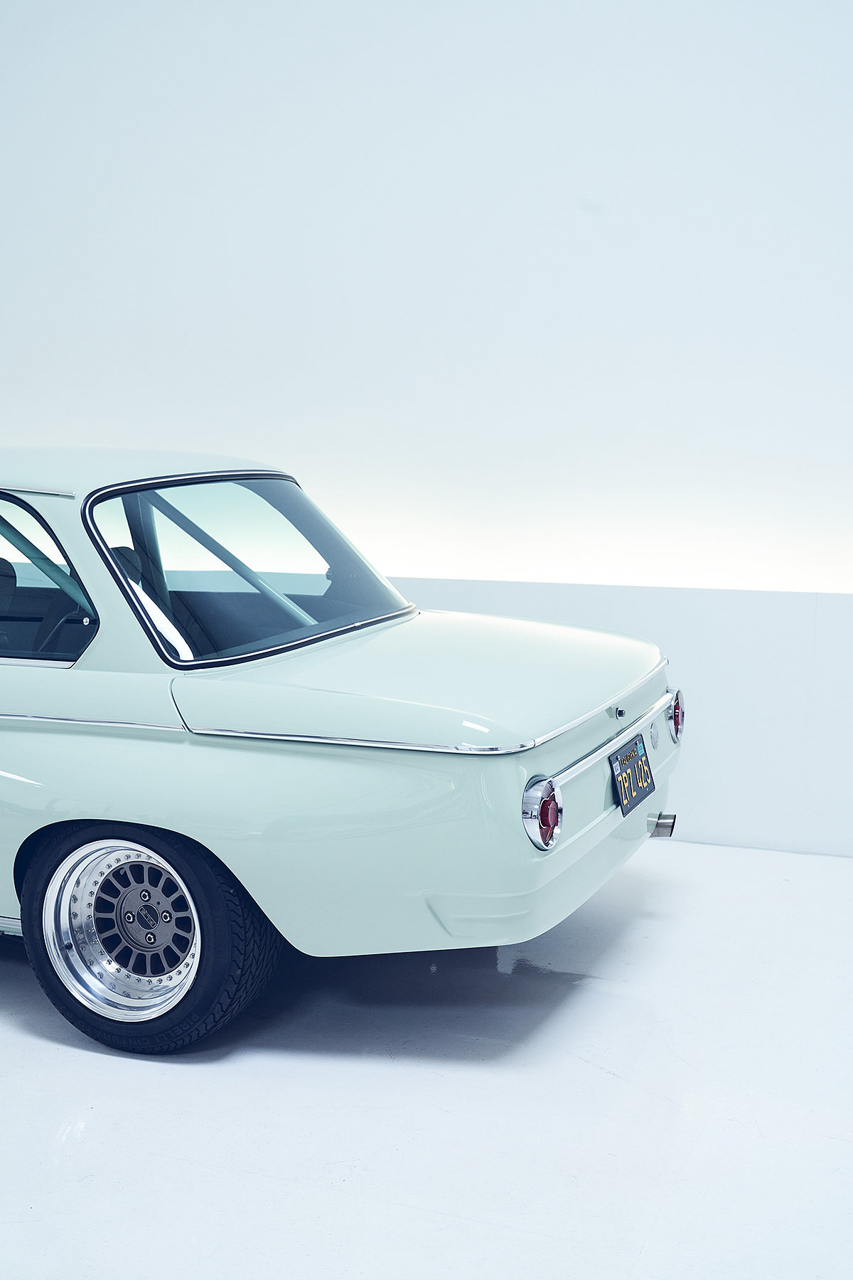 BMW 2002，Automobile design，green，