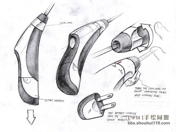 Hand drawn products，sketch，design sketch，