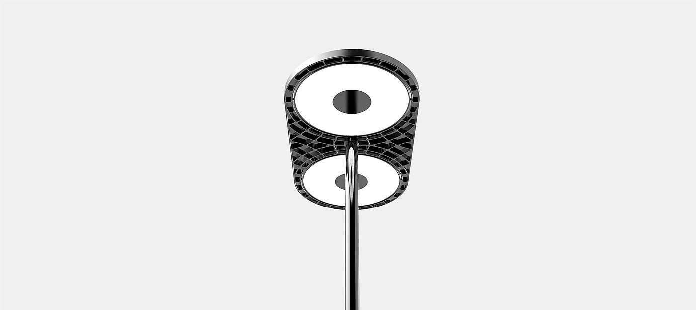 Duo Floor Lamp，Floor lamp，Metal，