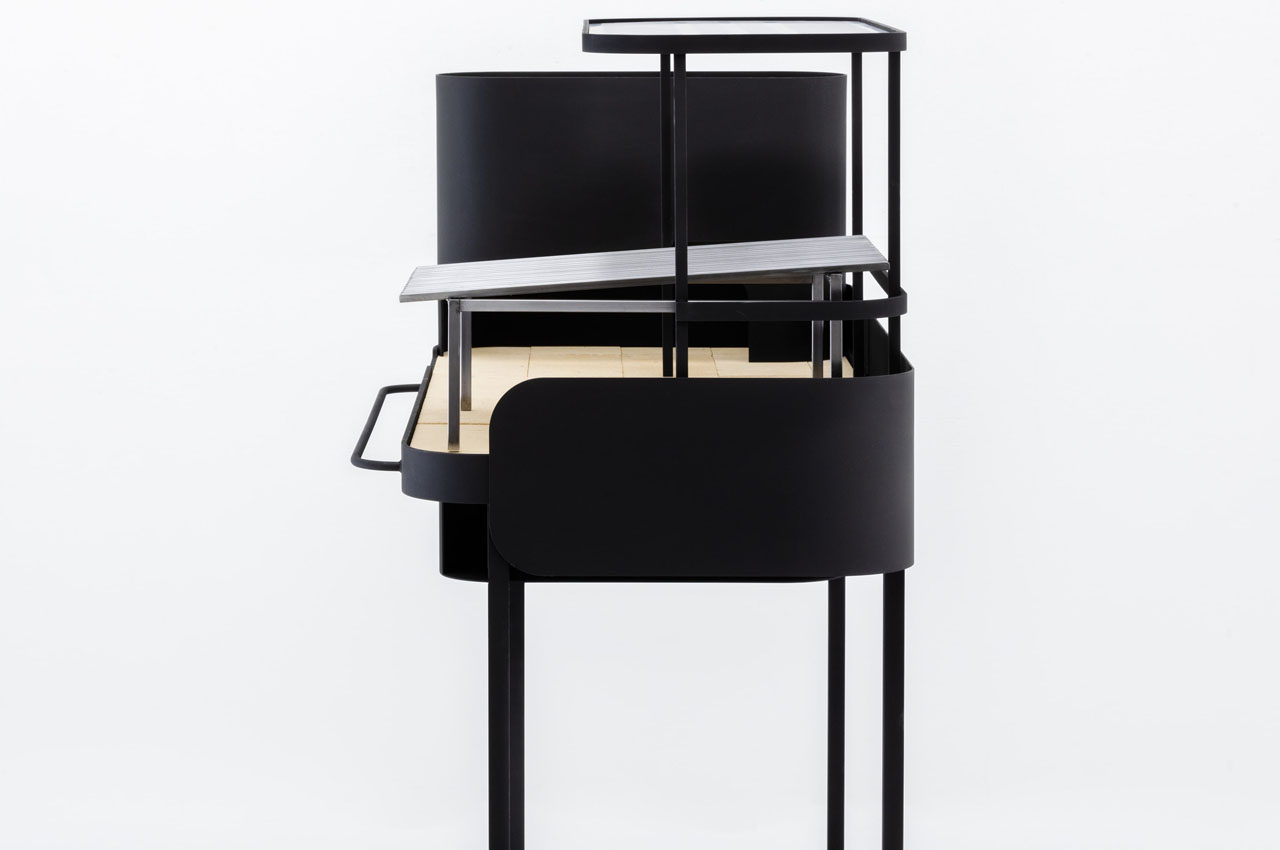 BBQ&co Grill，Japanese wood burning barbecue rack，black，