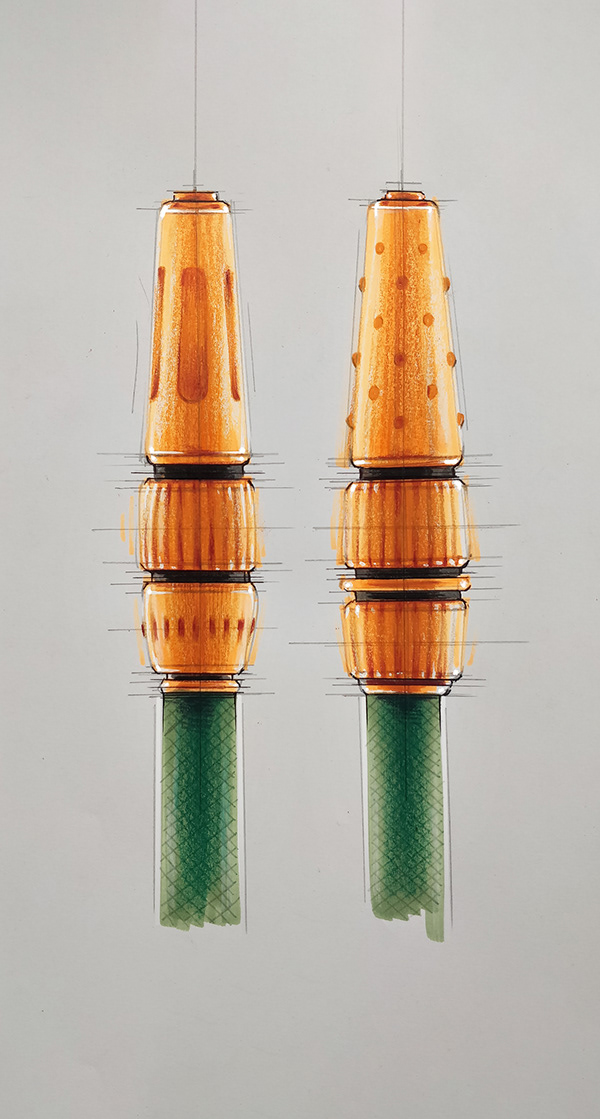 sketch，industrial design，Hand drawn products，