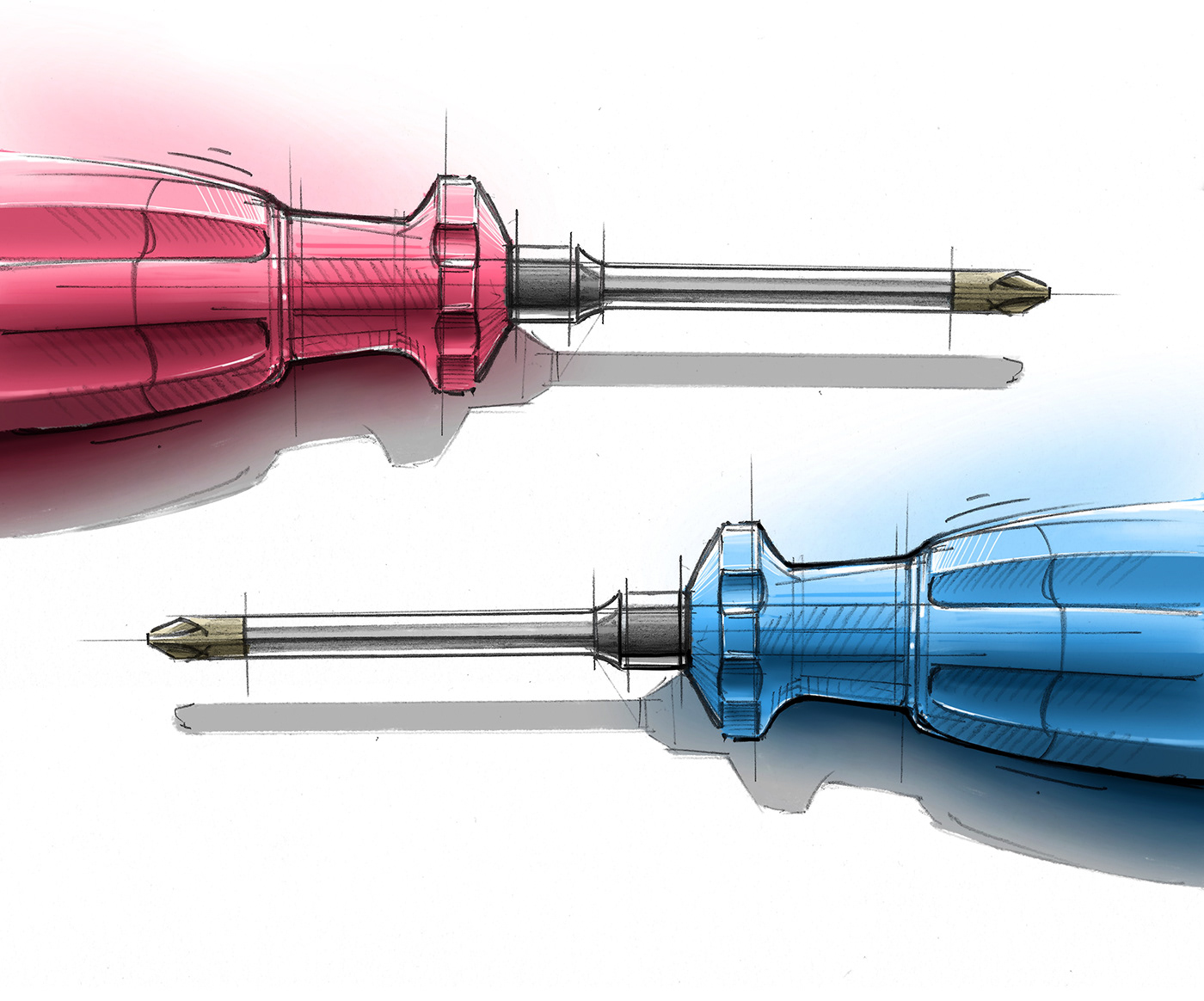 sketch，industrial design，Hand drawn products，