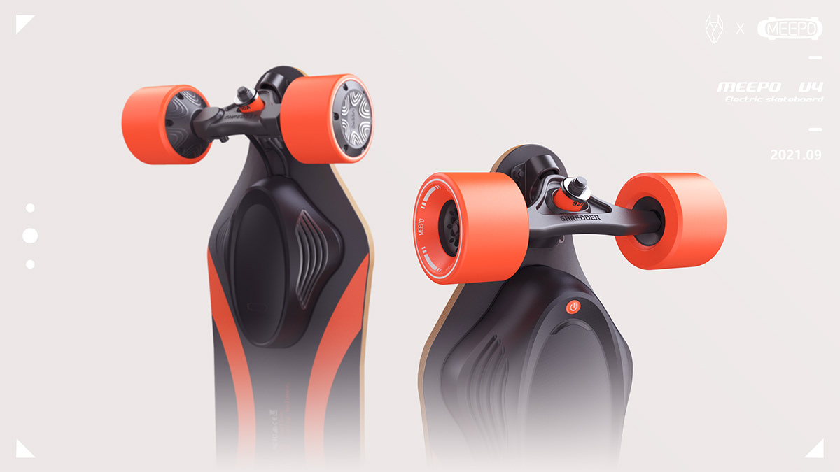 Husky design，Electric skateboard，