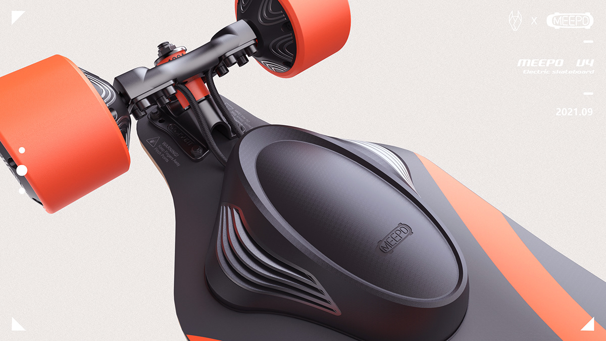 Husky design，Electric skateboard，