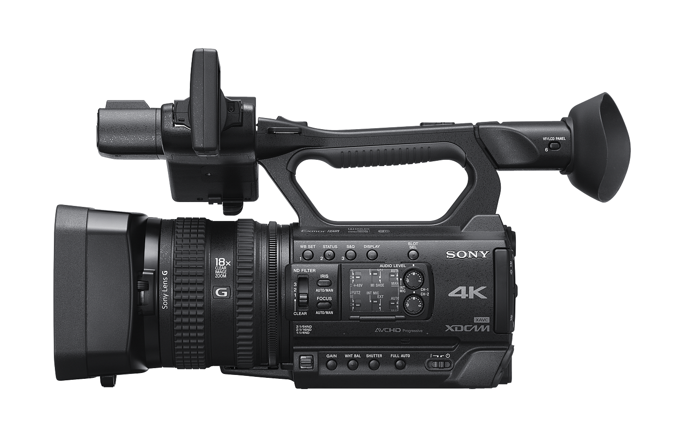 Sony，4K HD，Solid state memory camera，