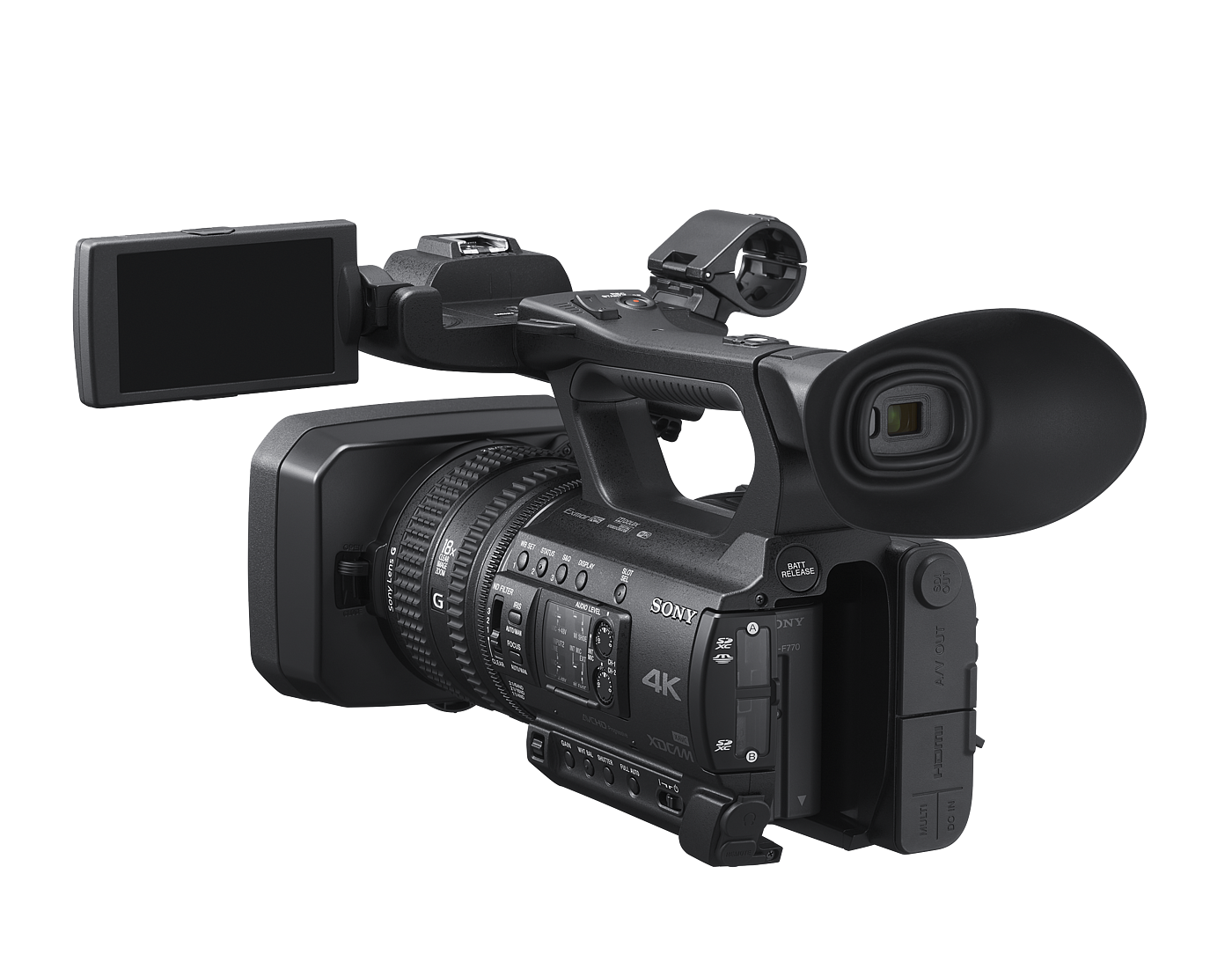 Sony，4K HD，Solid state memory camera，