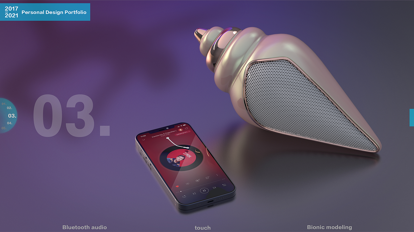 Digital intelligence，ocean，Conch，Bluetooth Speaker ，