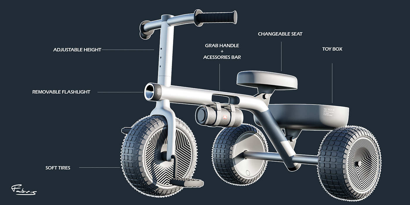 outdoors，motion，Tricycle，