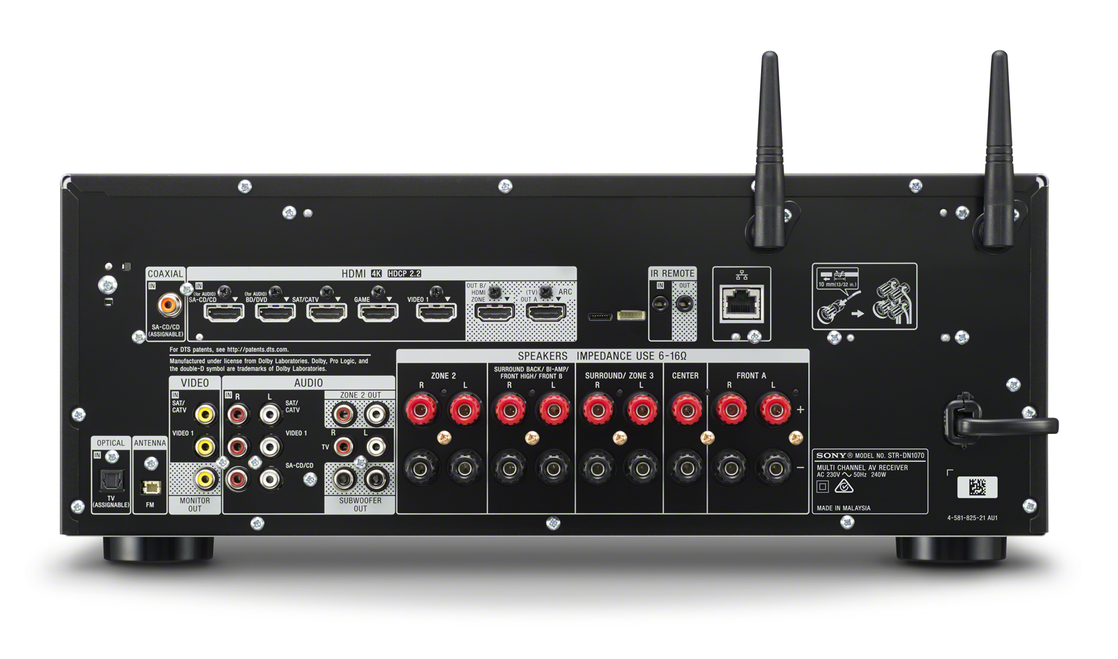 Sony，Combined type，amplifier，STR-DN1070，household electrical appliances，