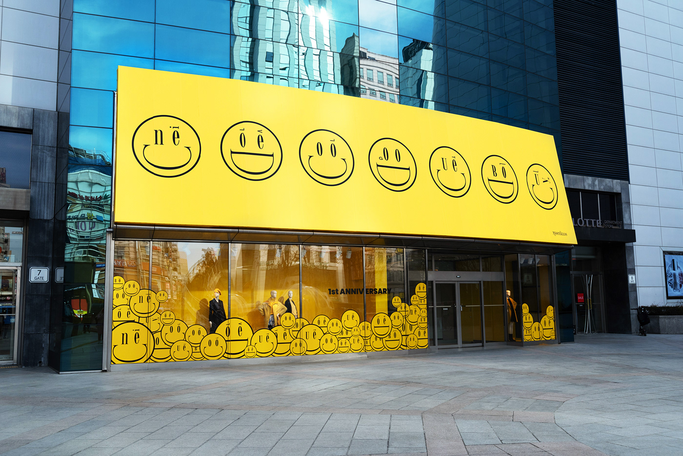 exhibition，emoticon，Incheon, Korea，Lotte Gallery，